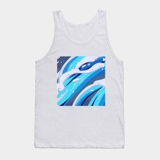 Tanjiro Water Print Tank Top